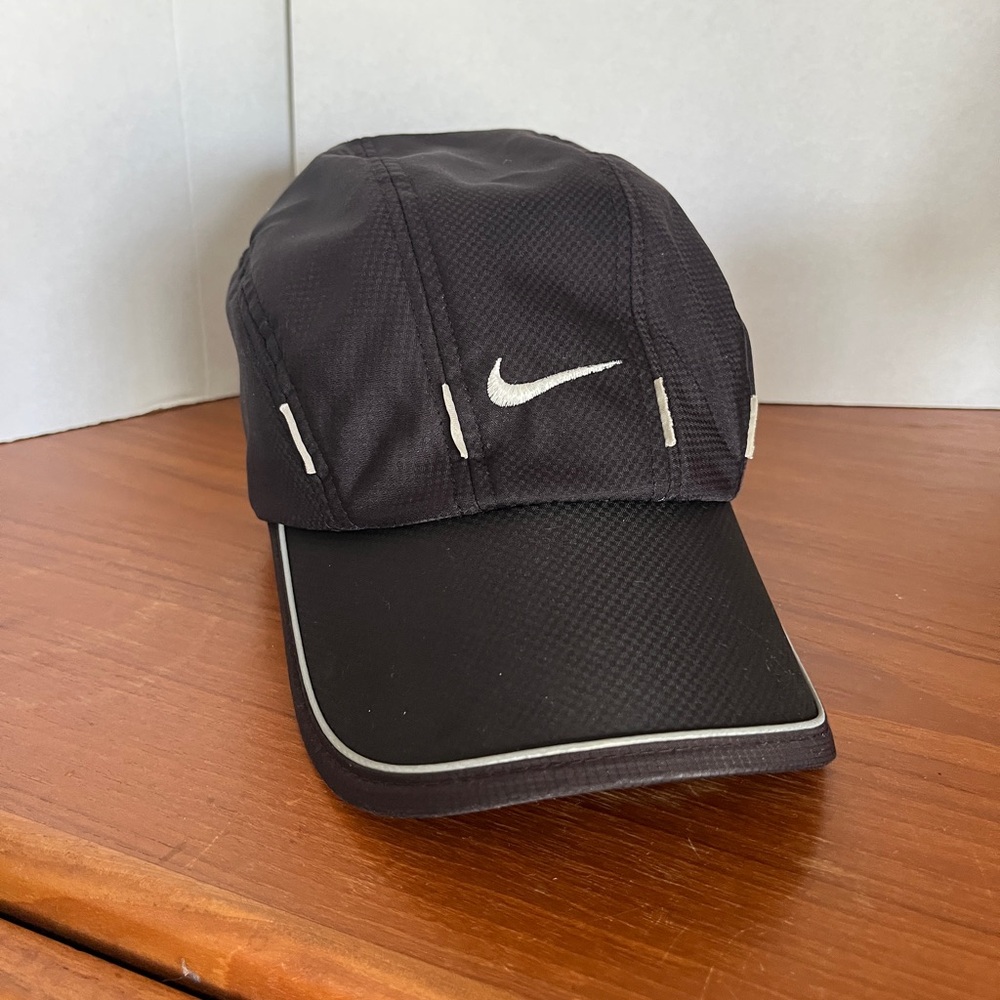 Nike Black Cap with White Logo